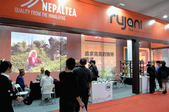 　　▲茶产品展览交易会