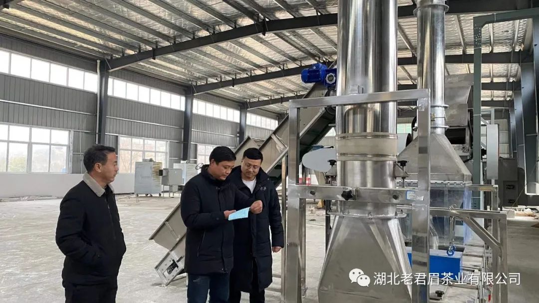 红安县第一条黑茶生产线建成