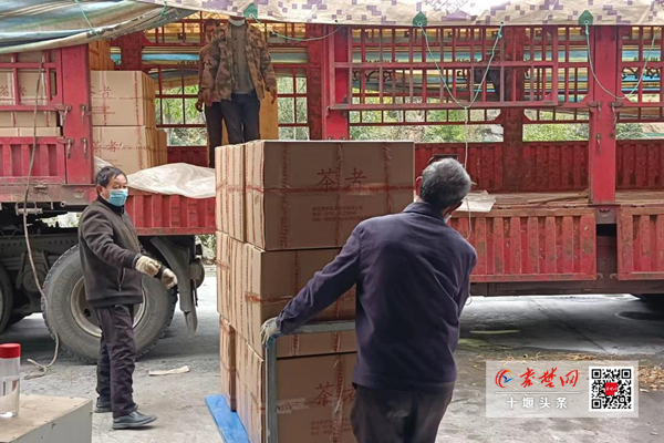 湖北星梦茶业第二批13吨十星红品牌武当山茶出口俄罗斯